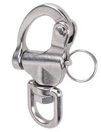 Карабин с вертлюжным рымом 12x70 мм нерж (2424-0112, 10005850)